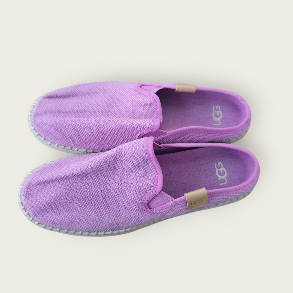 Ugg Delu Slippers Espadrille Slip On Pink/Purple Shoes Women Sz 7 1125093 - Picture 7 of 10